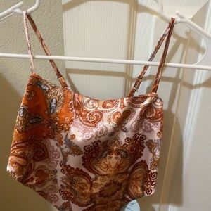 Lane 201 Satin Bandana top